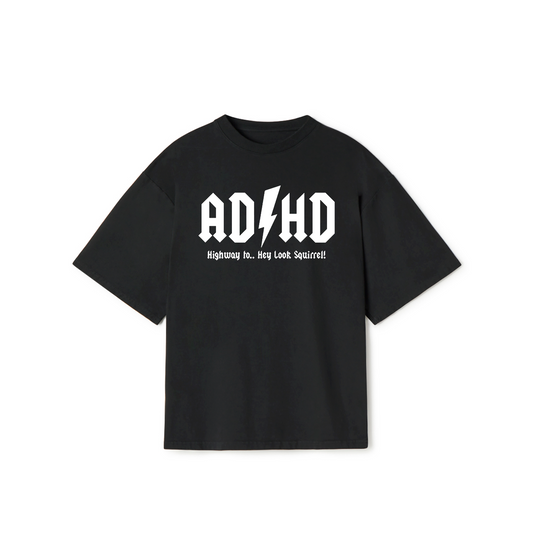 ADHD Hey Look Squirrel T-Shirt – Funny Meme Graphic Tee