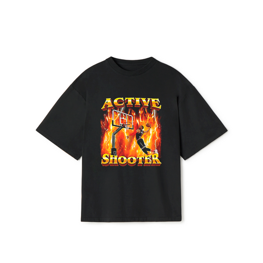 Active Shooter T-Shirt – Edgy Funny Meme Graphic Streetwear Tee