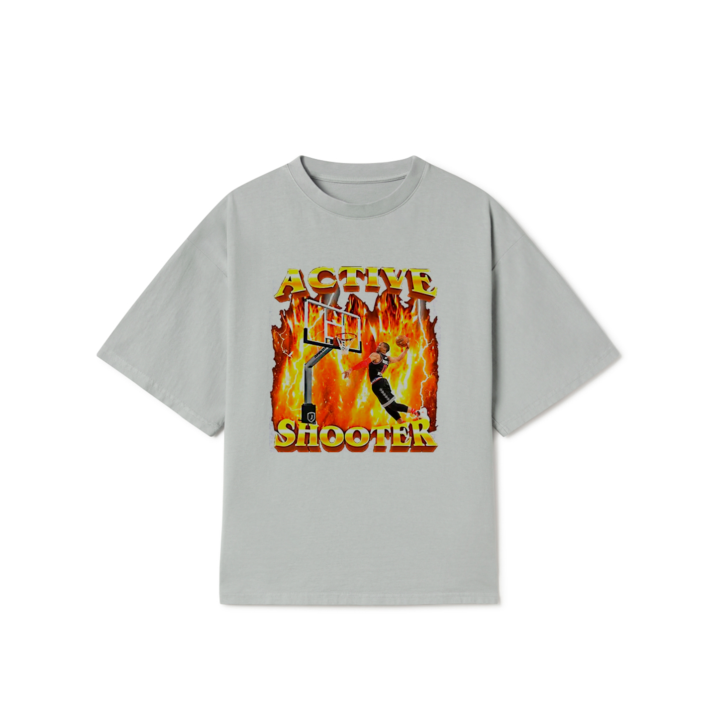 Active Shooter T-Shirt – Edgy Funny Meme Graphic Streetwear Tee