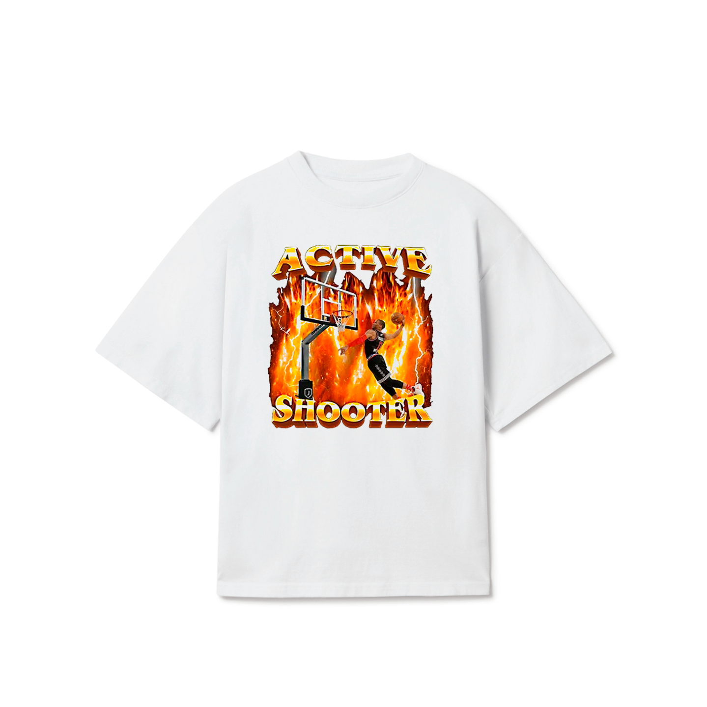 Active Shooter T-Shirt – Edgy Funny Meme Graphic Streetwear Tee