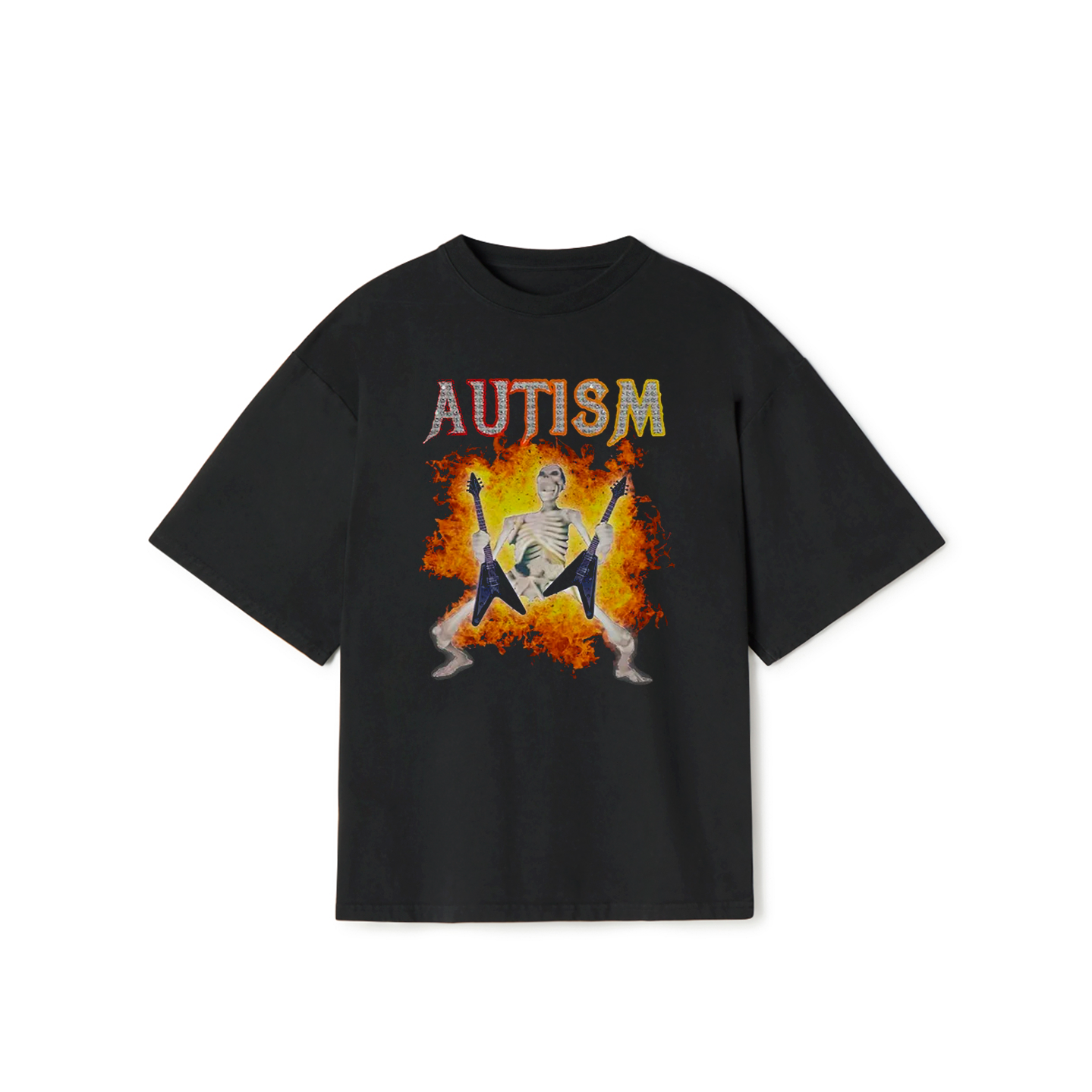 Autism Funny Skeleton Meme T-Shirt – Humor Graphic Tee for Men