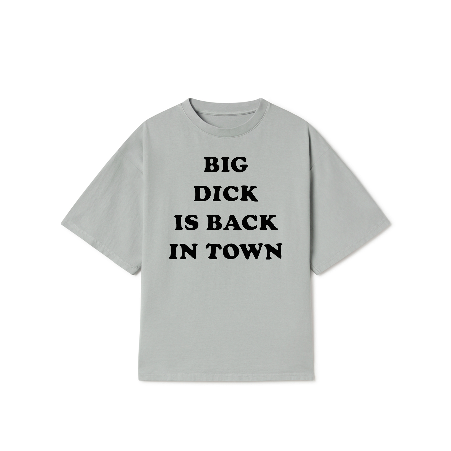 Big Dick Back in Town T-Shirt – Funny Adult Humor Graphic Tee