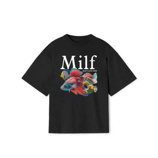 Man I Love Fish (MILF) T-Shirt – Funny Fishing Meme Graphic Tee