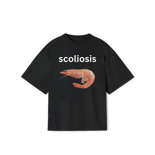 Shrimp with Scoliosis T-Shirt – Funny Meme Graphic Tee