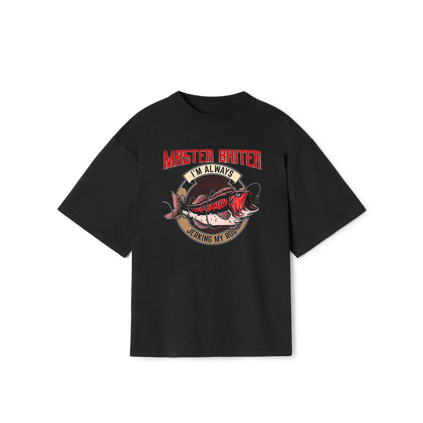 Master Baiter T-Shirt – Funny Fishing Meme Graphic Tee